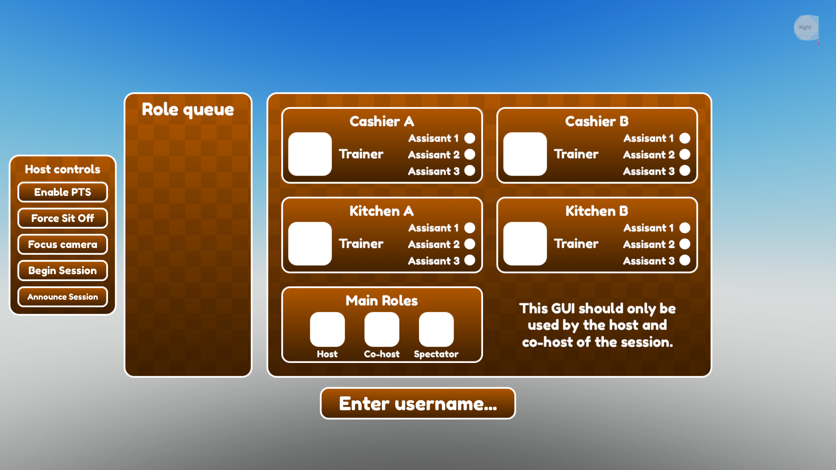 An image of Trainer UI